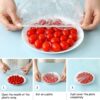 ⁦اكياس حفظ وتغطيه الطعام 100قطعه⁩ - الصورة ⁦5⁩