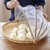 ⁦سلات خزف 3 قطع باحجام مختلفه لتخزين وحفظ الماكولات مع غطاء قابله للطي⁩ - الصورة ⁦5⁩