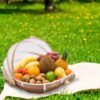 ⁦سلات خزف 3 قطع باحجام مختلفه لتخزين وحفظ الماكولات مع غطاء قابله للطي⁩ - الصورة ⁦3⁩