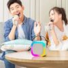 ⁦ضاءة LED. مكبر صوت عالية الدقة.2مكرفونات لاسلكية مما يوفر تأثيرات صوتية احترافية.⁩ - الصورة ⁦3⁩