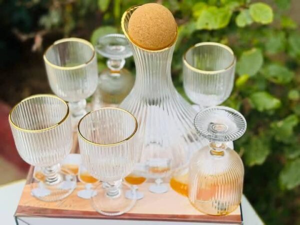 ⁦🍷 مجموعة الكؤوس الفاخرة – لمسة من الأناقة في كل مناسبة!للعيد🍷⁩ - الصورة ⁦3⁩