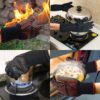 ⁦🔴🔥 قفازات الحماية الحرارية متعددة الاستخدامات – الخيار المثالي لعشاق الشواء والمغامرات🔥🔴⁩ - الصورة ⁦5⁩